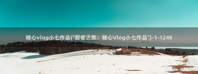 糖心vlog免费网站:糖心vlog小七作